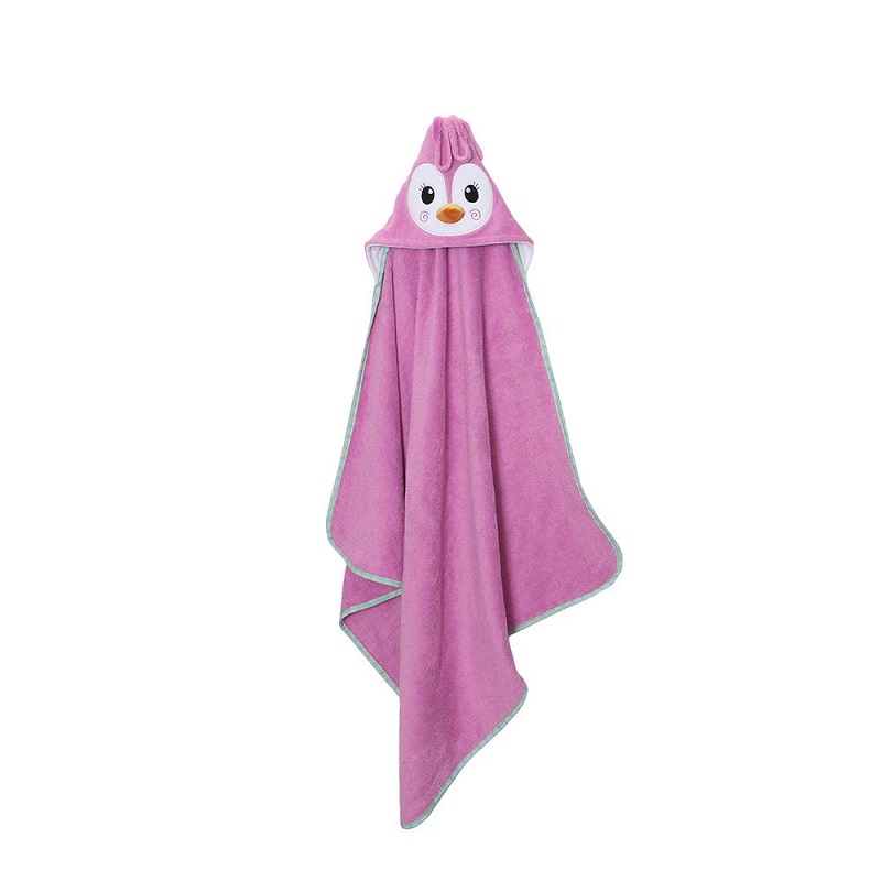 Prosop de baie cu gluga Zoocchini 76x76cm Penguin - 1 | YEO