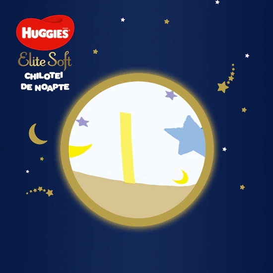 Scutece-chilotel de noapte Huggies Elite Soft Pants Overnight marimea 5, 17 buc, 12-17 kg - 2 | YEO