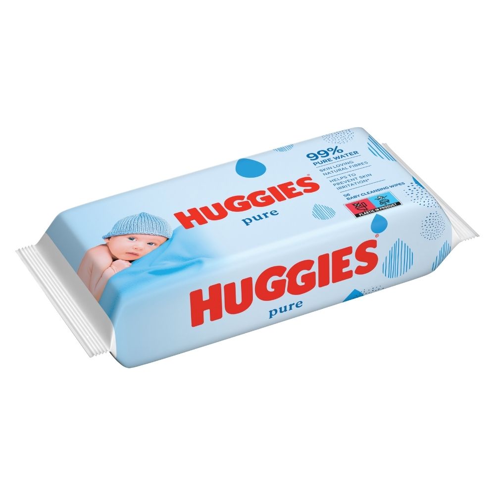 Set 10 x Servetele umede Huggies Pure 56 buc - 2