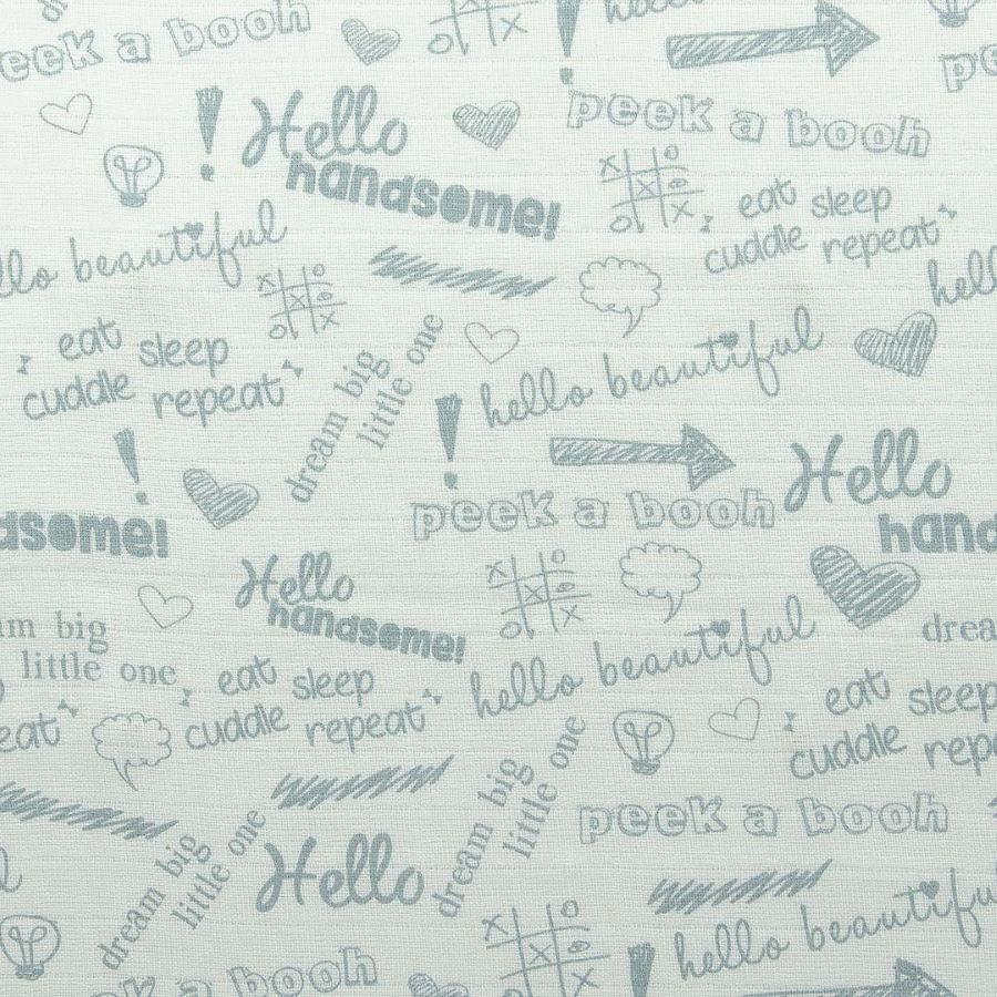 Set 3 scutece jollein 70x70 cm bleu