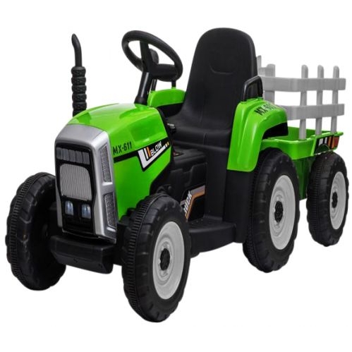 Tractor electric pe baterie si muzica C1 verde R-Sport Baterie imagine 2022 protejamcopilaria.ro