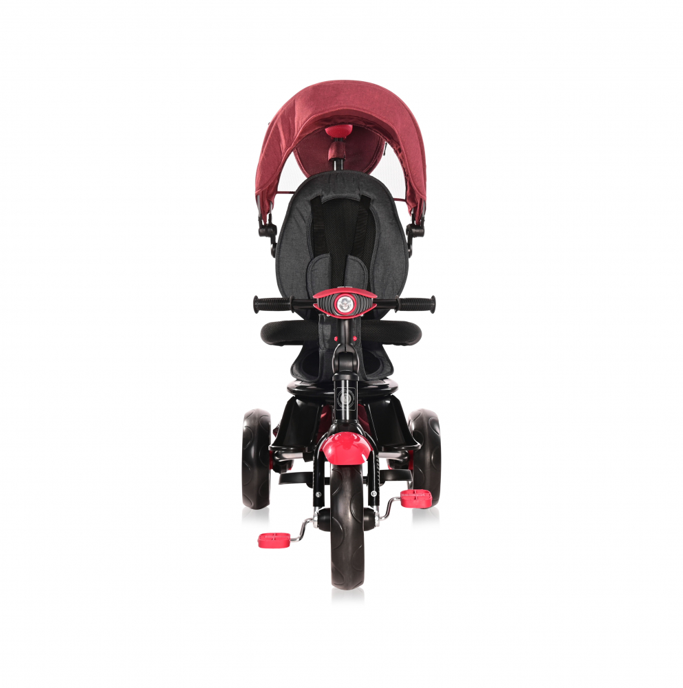Tricicleta multifunctionala 4 in 1 Enduro scaun rotativ Red Black Luxe Black