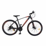 Bicicleta MTB-HT schimbator Shimano Acera 24 viteze 27.5 inch Carpat CSC27/88AH negru cu portocaliu
