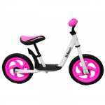 Bicicleta fara pedale cu suport pentru picioare R5 roz R-Sport