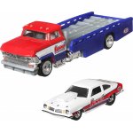 Hot wheels transportator horizon hauler cu masinuta chevrolet vegas stock 74 scara 1 la 64