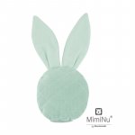 Jucarie din catifea matlasata Mini Bunny Mint MimiNu