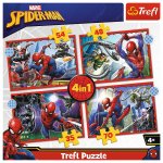 Puzzle 4 in 1 Spiderman eroul Spiderman Trefl