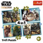 Puzzle 4 in 1 Star Wars mandalorianul Trefl L