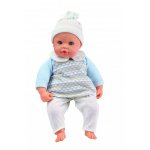 Papusa bebelus 48 cm cu 2 schimburi de pijamale Falca