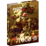 Puzzle 1000 piese Jean-Baptiste Robie: Flowers and Fruit