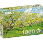 Puzzle 1000 piese Vincent Van Gogh: Orchard in Blossom