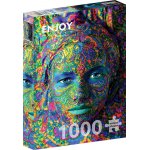 Puzzle 1000 piese Woman with Color Art Makeup