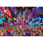 Puzzle din lemn New Years Eve L 505 buc Wooden City