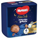 Scutece-chilotel de noapte Huggies Elite Soft Pants Overnight marimea 4, 19 buc, 9-14 kg