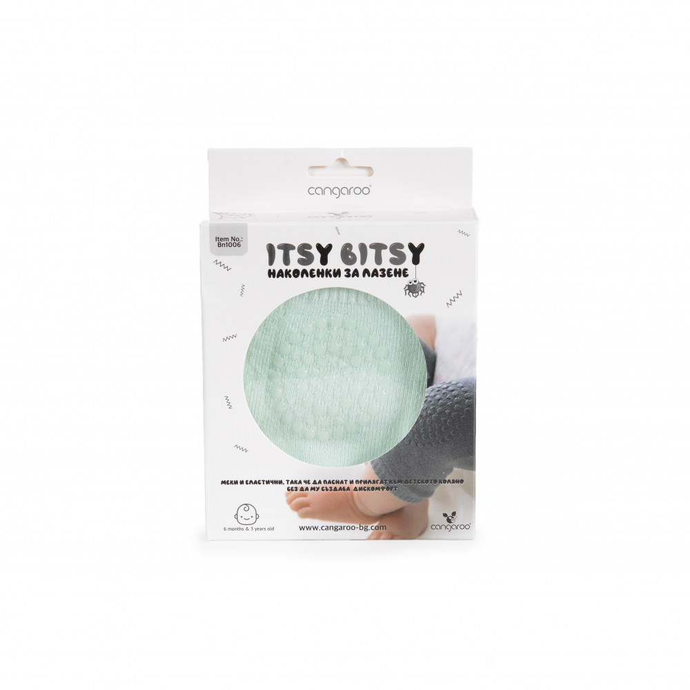 Set 2 genunchiere de protectie Cangaroo Itsy Bitsy Mint - 1 | YEO