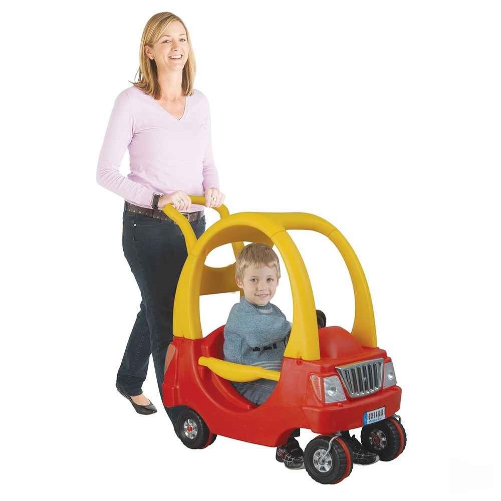Masinuta de impins cu maner parental Pilsan Joker Car Red Car