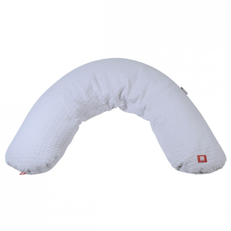 Perna gravida Big Flopsy 170 cm husa matlasata Gris Perle ed Castle