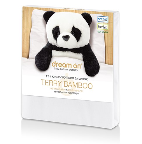 Protectie impermeabila pentru saltea 60x120cm Terry Bamboo Baby Dream On imagine noua responsabilitatesociala.ro
