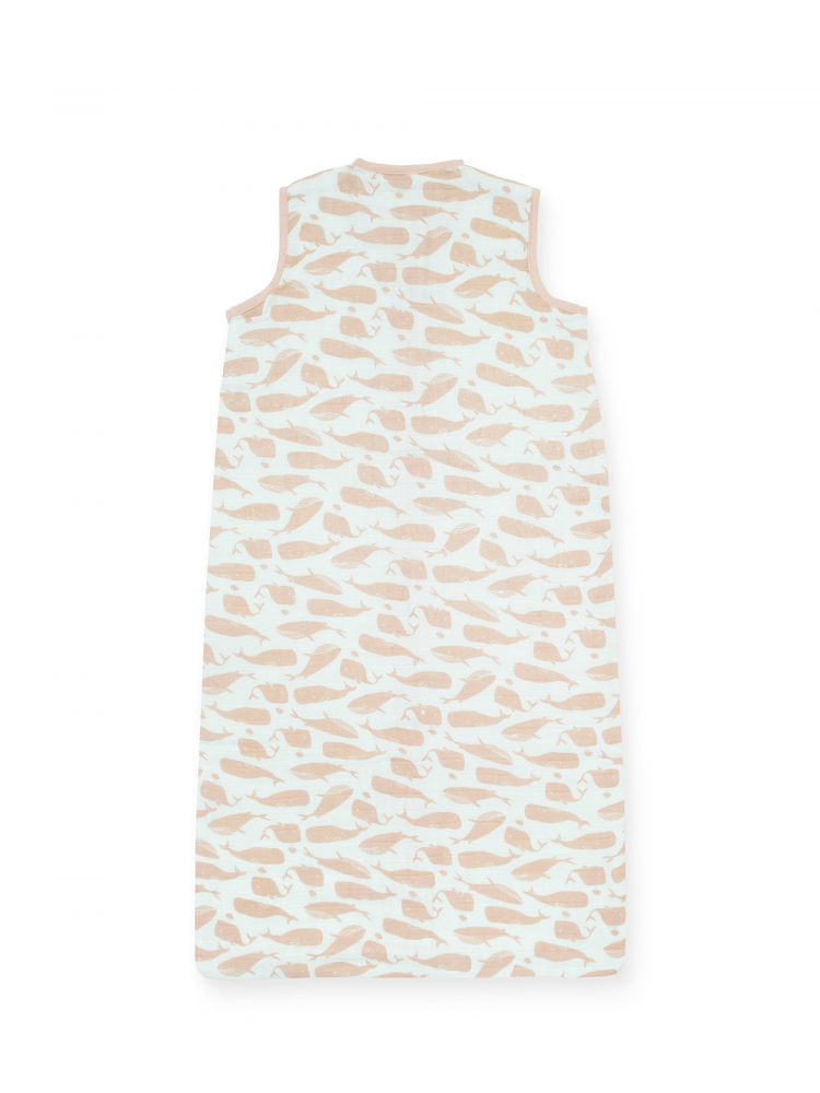 Sac de dormit jollein whales 90 cm roz