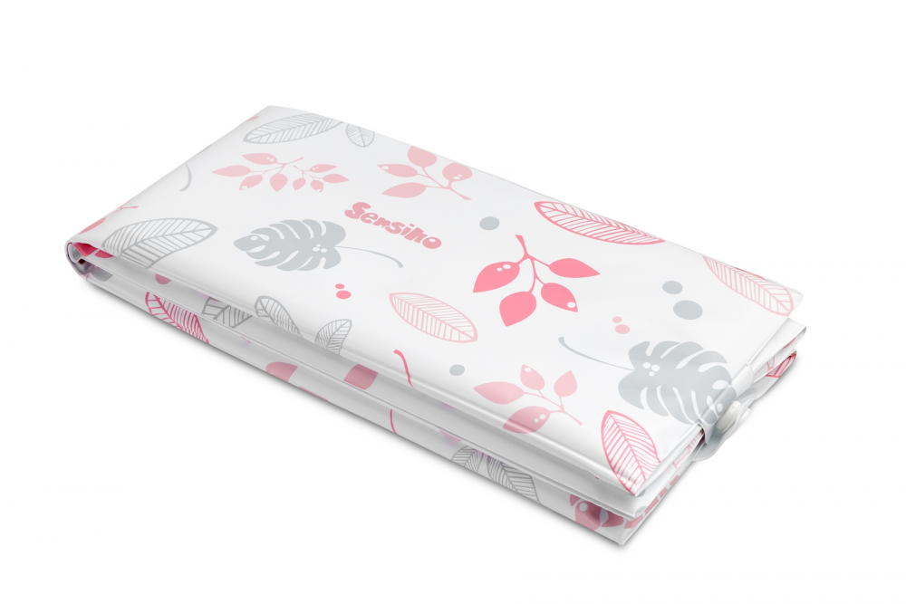 Saltea de infasat pliabila Sensillo 40x58 cm Floral pink - 1 | YEO