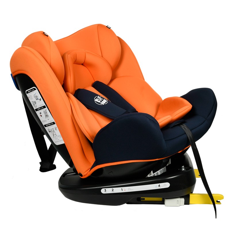 Scaun Auto Tweety Orange cu Isofix rotativ 360 grade 0-36 kg baza neagra 0-36 Scaune Auto Copii