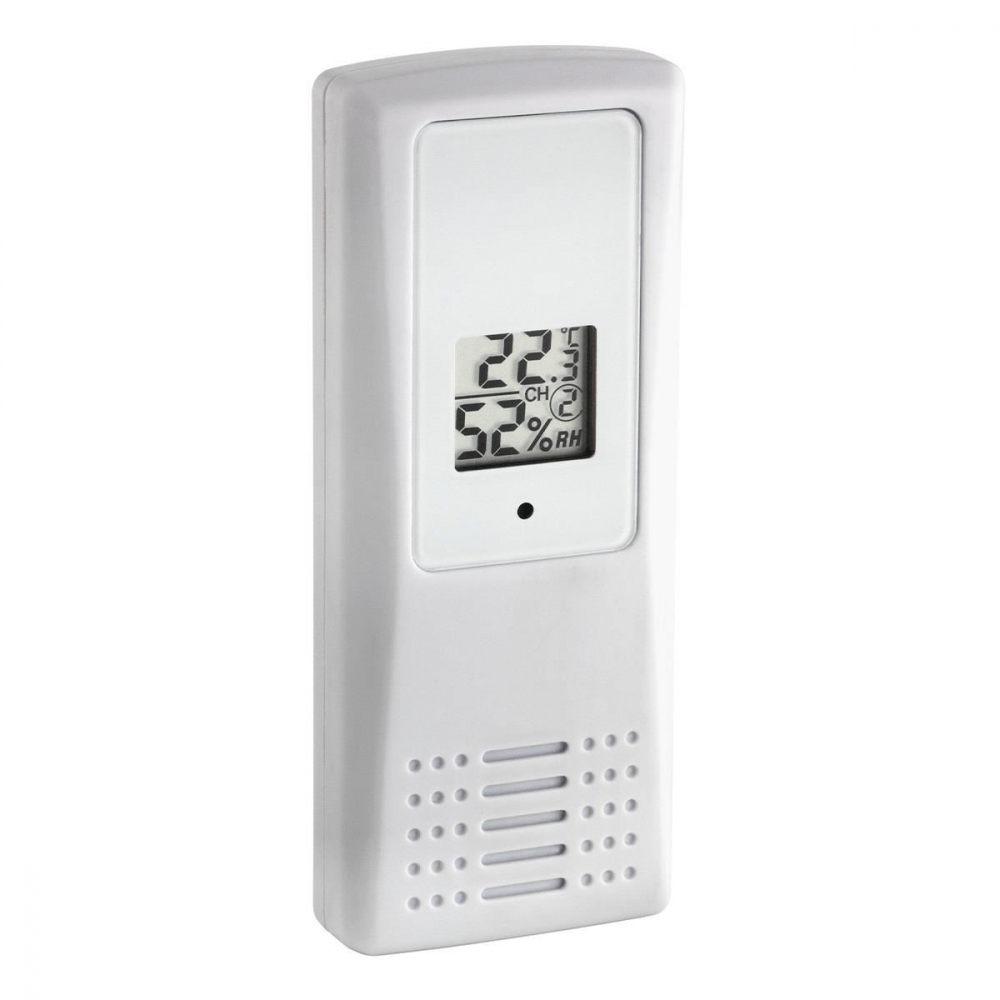 Transmitator wireless digital pentru temperatura si umiditate afisaj LCD alb afisaj imagine noua responsabilitatesociala.ro