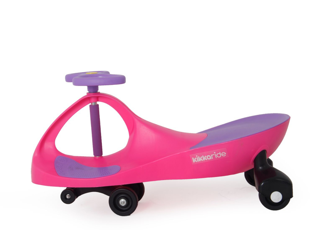 Vehicul fara pedale kikkaboo wiggle car bobby pink