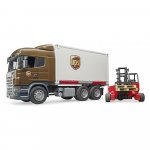 Camion ups scania r series stivuitor Bruder