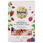 Granola cu fructe de padure crunchy bio 375g Biona