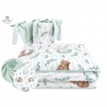 Lenjerie patut 120x60 cm cu 3 piese Lulu natural MimiNu