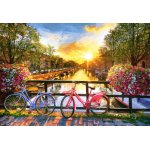 Puzzle Castorland Picturesque Amsterdam with Bicycles 1000 piese (104536)