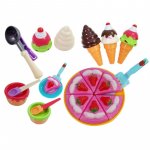 Set inghetata si prajitura de joaca pentru copii multicolor LeanToys