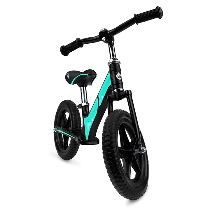 Bicicleta de echilibru MoMi M00V Turquoise fara pedale Momi imagine noua