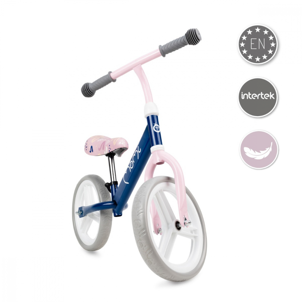 Bicicleta fara pedale nash momi navy pink