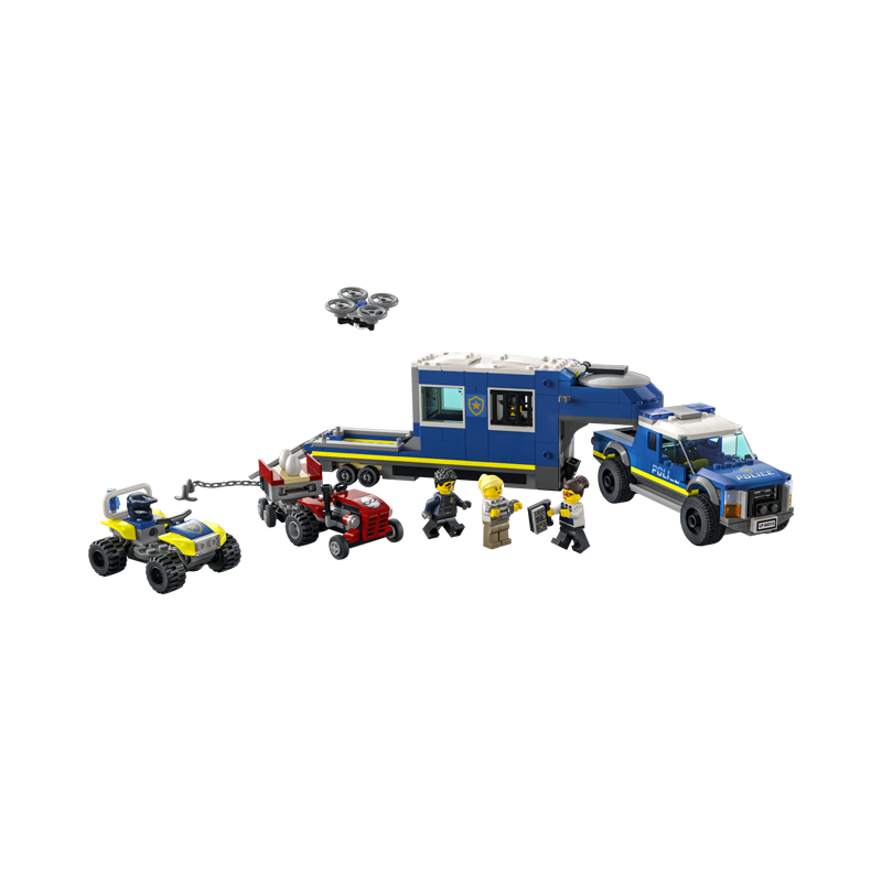 Lego city masina centru de comanda mobil al politiei