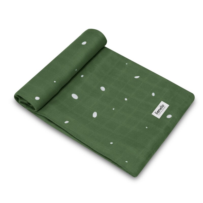 Set 3 scutece multifunctionale Dino din bambus 70x70 cm multicolor - 5