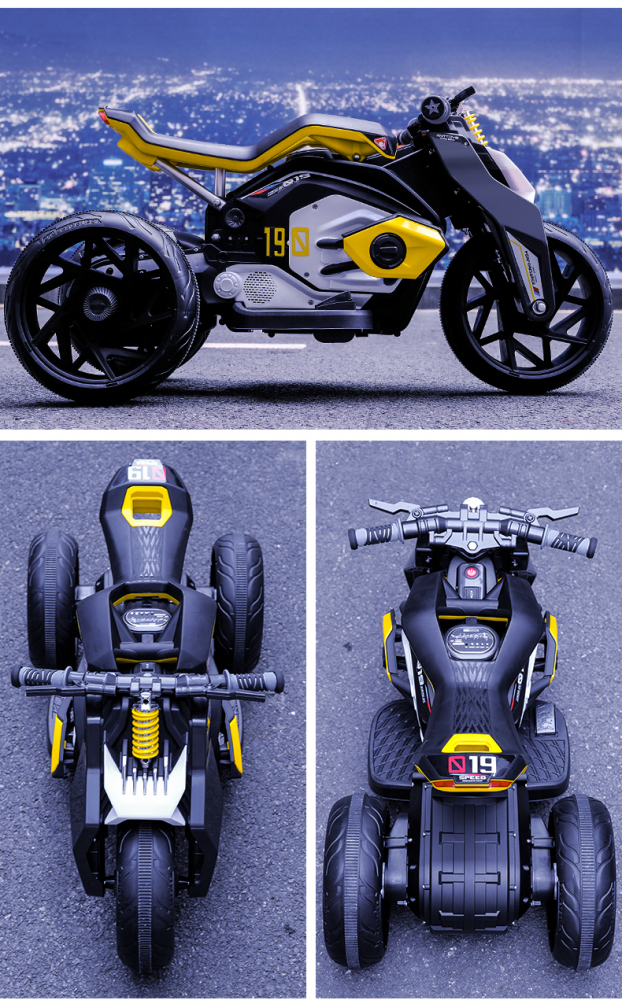 Motocicleta electrica copii Performance Yellow - 2