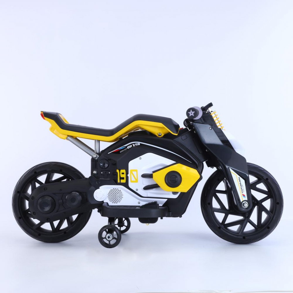 Motocicleta electrica copii Speed Yellow - 2