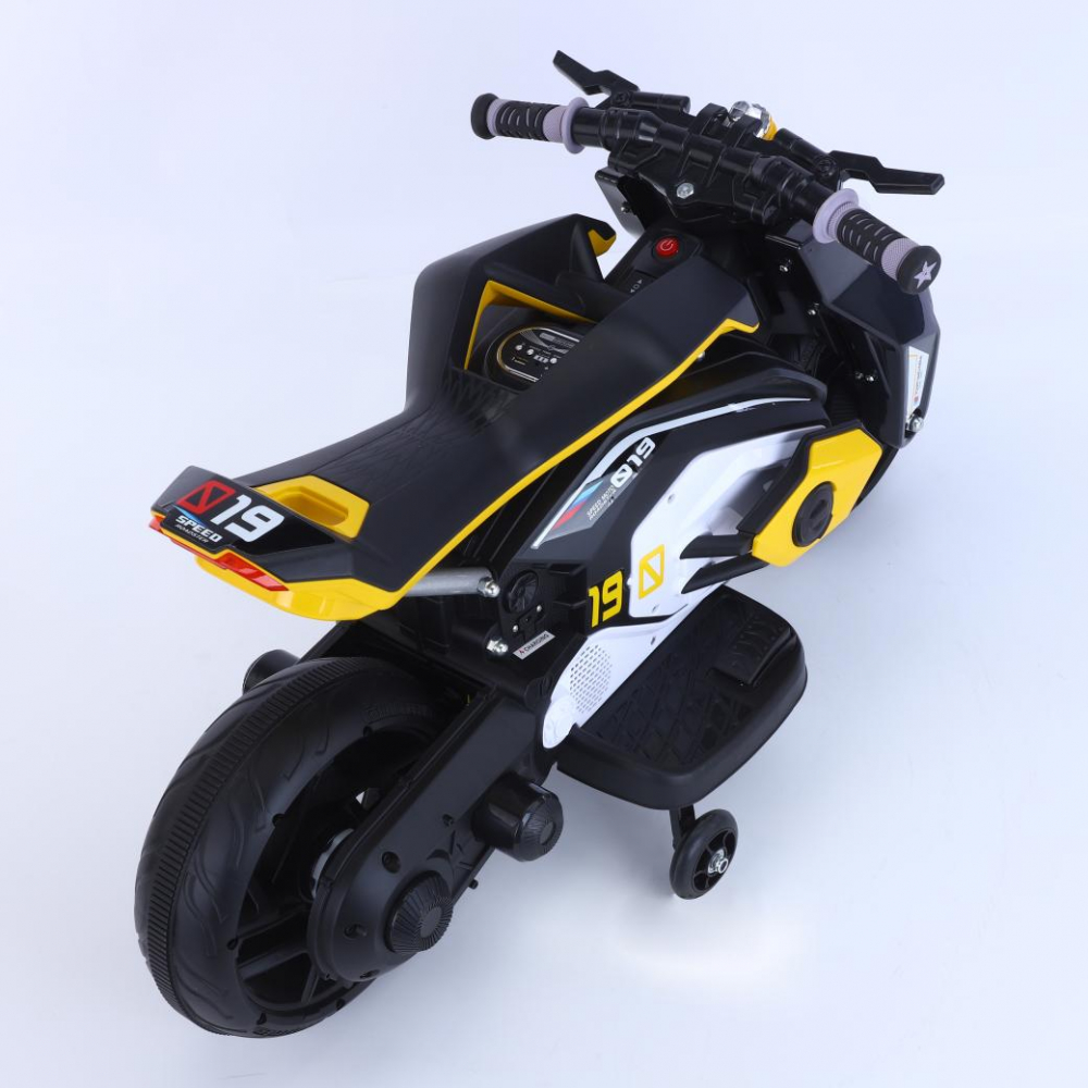 Motocicleta electrica copii Speed Yellow - 4