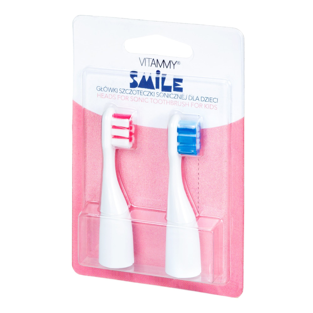Set 2 rezerve periuta de dinti Vitammy Smile albastru-roz Albastru-Roz imagine noua responsabilitatesociala.ro