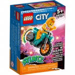 Lego city motocicleta de cascadorii cu gaina