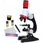 Microscop educativ pentru copii cu led 3 functii de marire si accesorii Cosmolino