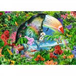 Puzzle spiral 1040 piese animale tropicale Trefl