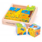 Puzzle cubic - safari