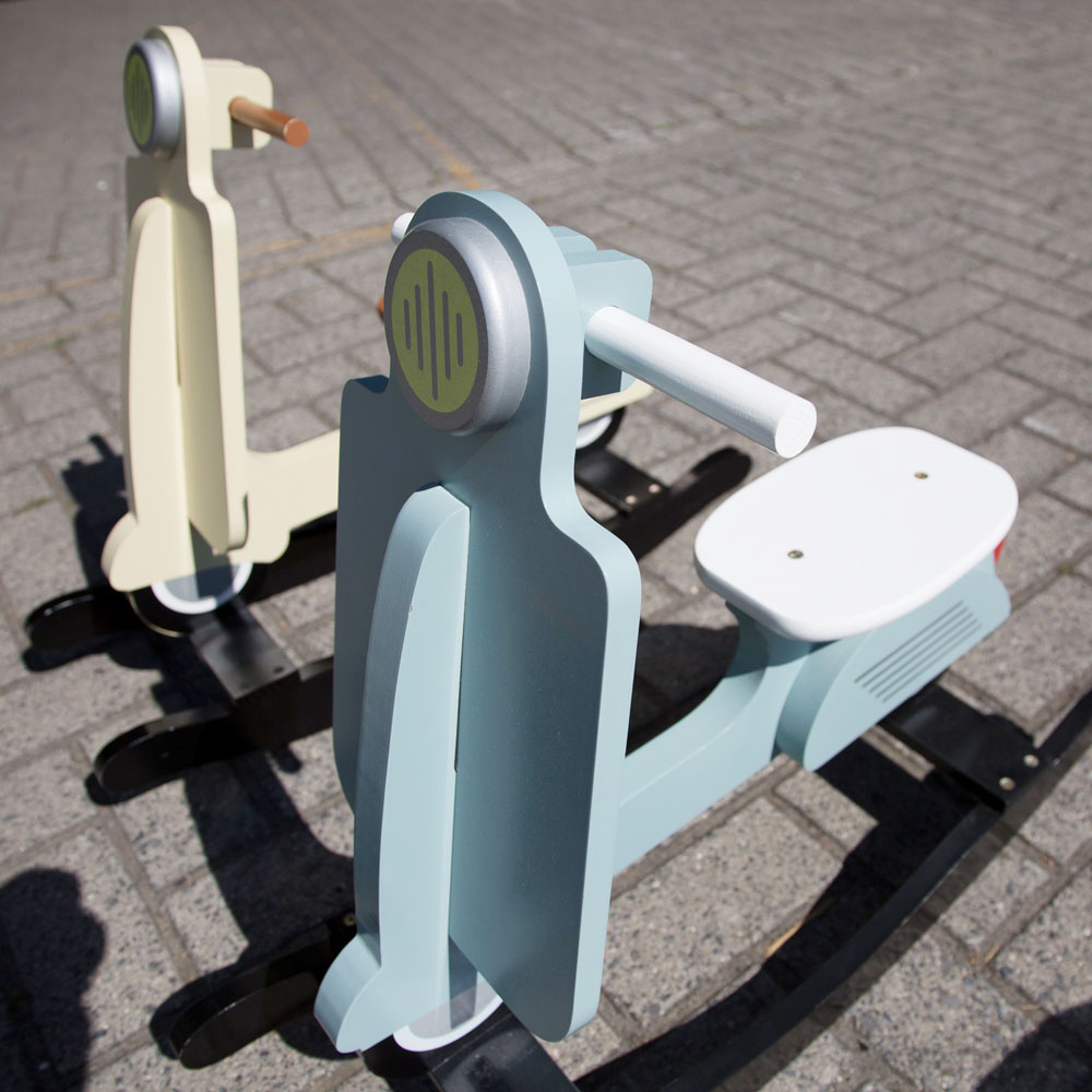 Balansoar Childhome Scooter mdf crem - 2 | YEO