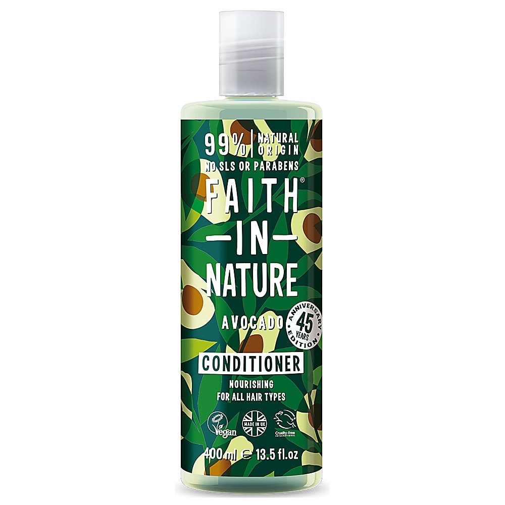 Balsam natural hidratant cu Avocado pentru toate tipurile de par Faith in Nature 400ml