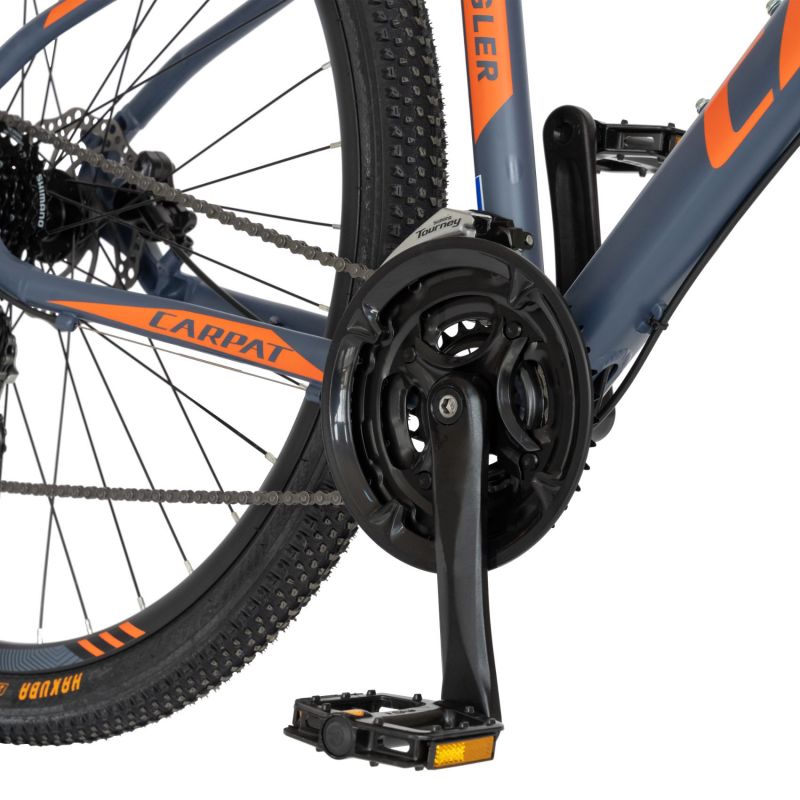 Bicicleta MTB-HT manete schimbator MicroshiftShimano Roti 29 Inch Carpat C2979H negru cu portocaliu - 2