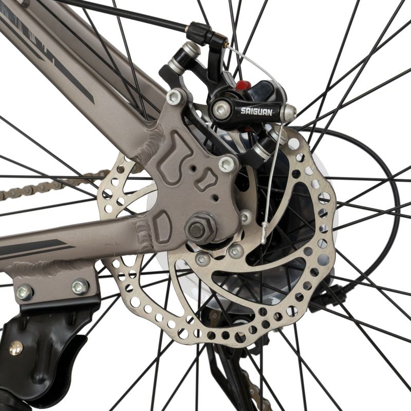 Bicicleta de munte manete schimbator Shimano Tourney Revoshift SLR-35 Roti 29 Inch Carpat CSC2970A culoare GriNegruVerde - 3