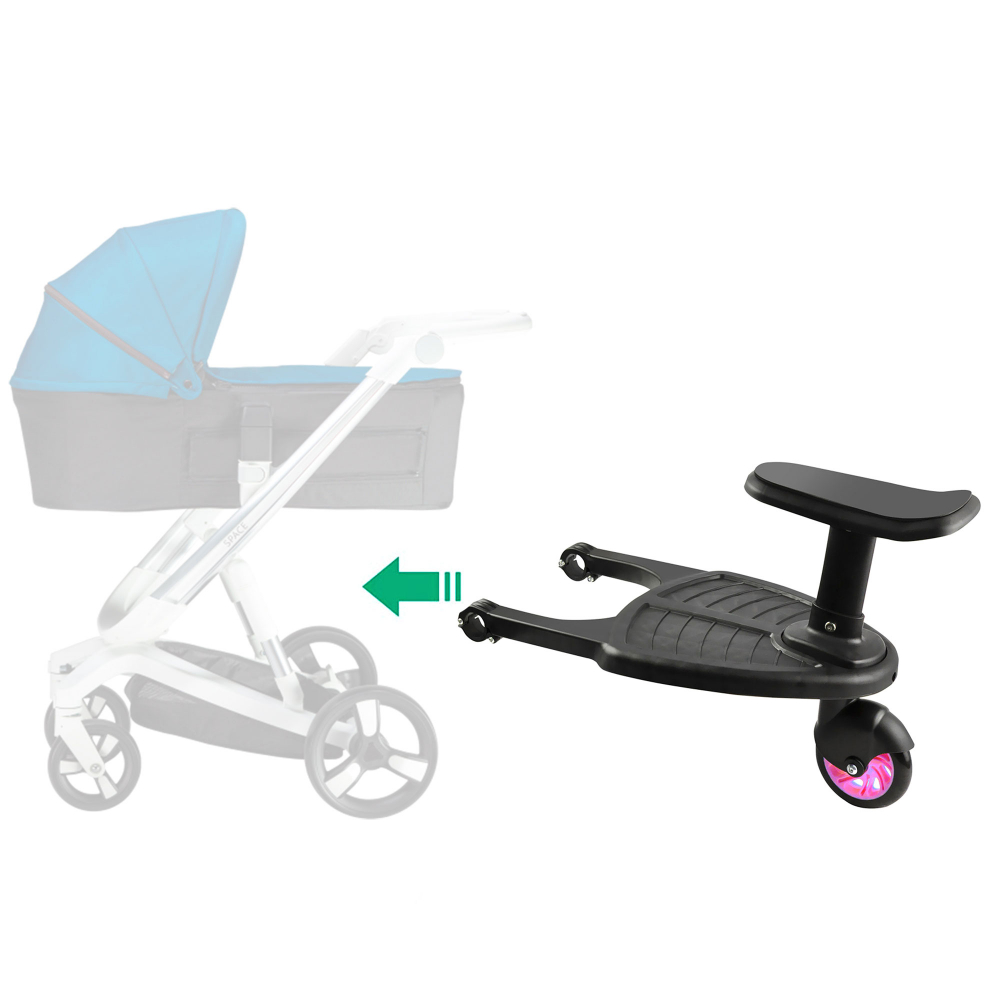 Platforma pentru carucioare Bebumi Buggy Board B Roz - 1 | YEO