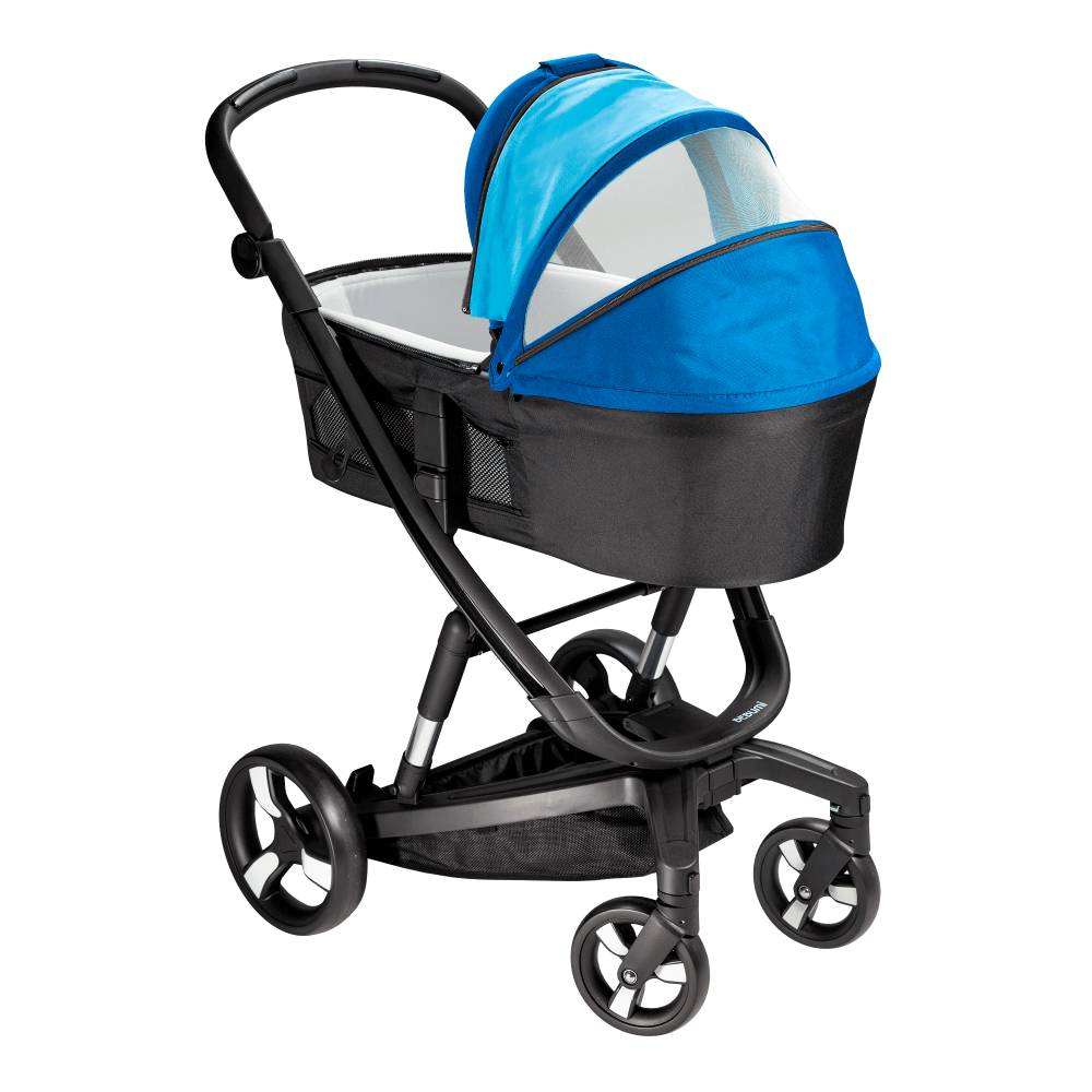 Carucior Bebumi Space 2 in 1 Blue cadru negru - 1